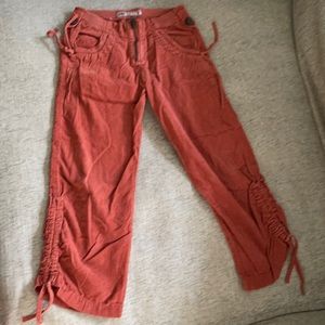 Corduroy orange pants